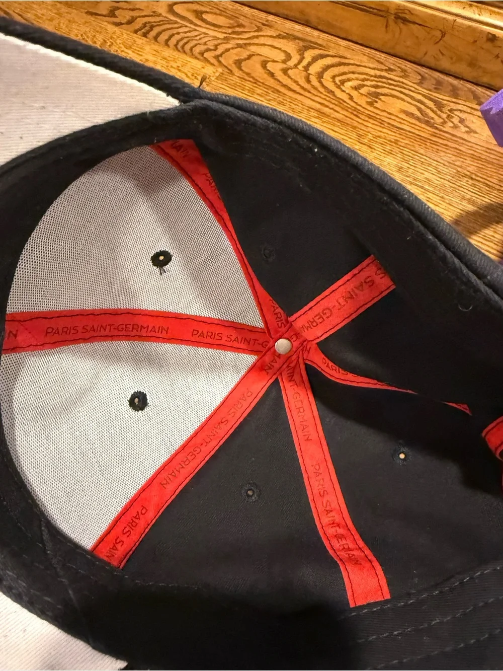 Paris Kids Black Baseball Cap with Round Paris Emblem